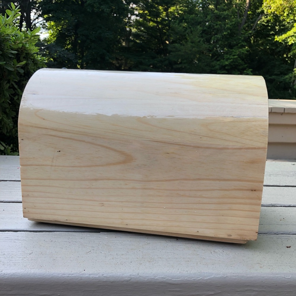 NWT DIY wood craft indoor standing mailbox - Picture 8 of 13